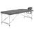 Masă de masaj cu 3 zone, cadru aluminiu, antracit, 186 x 68 cm GartenMobel Dekor