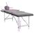 Masă de masaj cu 4 zone, cadru aluminiu, antracit, 186 x 68 cm GartenMobel Dekor