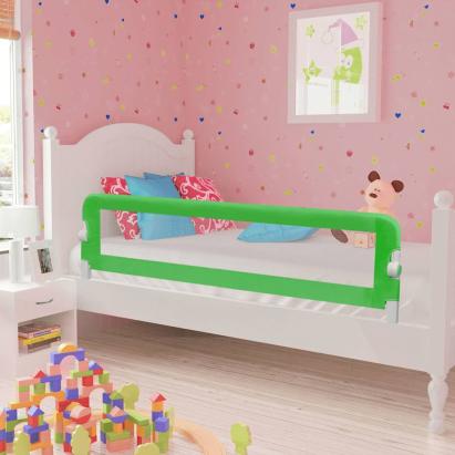 Balustradă de siguranță pentru pat de copil, verde, 150x42 cm GartenMobel Dekor