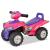 ATV de plimbare pentru copii cu sunet și lumină roz și violet GartenMobel Dekor
