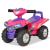 ATV de plimbare pentru copii cu sunet și lumină roz și violet GartenMobel Dekor