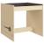 Set masă&scaune pentru copii 3 piese model mașină off-road MDF GartenMobel Dekor