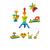 Set de constructie STEAM - Micutul constructor (160 piese) PlayLearn Toys