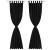 Draperii micro-satin cu bride, 2 buc, 140 x 225 cm, negru GartenMobel Dekor