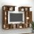 Set dulapuri TV, 6 piese, stejar fumuriu, lemn prelucrat GartenMobel Dekor