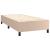 Pat box spring cu saltea, cappuccino, 90x200 cm piele ecologică GartenMobel Dekor
