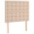 Pat box spring cu saltea, cappuccino, 90x190 cm piele ecologică GartenMobel Dekor