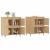 Servante, 2 piese, stejar sonoma, lemn prelucrat GartenMobel Dekor