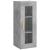 Dulap înalt, gri beton, 34,5x34x180 cm, lemn prelucrat GartenMobel Dekor