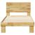 Cadru pat cu tăblie fără saltea 90x200 cm lemn masiv de stejar GartenMobel Dekor