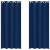 Perdele cu perdele 2 pcs Albastru închis 260 x 140 cm Poliester GartenMobel Dekor
