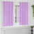 Perdele cu perdele 2 pcs Violet 175 x 140 cm Poliester GartenMobel Dekor