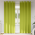 Perdele cu perdele 2 pcs Verde măr 260 x 140 cm Poliester GartenMobel Dekor