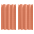 Perdele cu perdele 2 pcs Terracota 175 x 140 cm Poliester GartenMobel Dekor