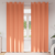 Perdele cu perdele 2 pcs Terracota 245 x 140 cm Poliester GartenMobel Dekor