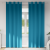 Perdele cu perdele 2 pcs Turcoaz 260 x 140 cm Poliester GartenMobel Dekor