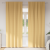 Perdele cu perdele 2 pcs Bej 245 x 140 cm Poliester GartenMobel Dekor