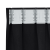 Perdele cu perdele 2 pcs Negru 260 x 140 cm Poliester GartenMobel Dekor