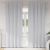 Perdele cu perdele 2 pcs Gri deschis 225 x 140 cm Poliester GartenMobel Dekor