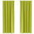 Perdele cu perdele 2 pcs Verde măr 245 x 140 cm Poliester GartenMobel Dekor