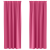 Perdele cu perdele 2 pcs Roz intens 245 x 140 cm Poliester GartenMobel Dekor