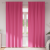Perdele cu perdele 2 pcs Roz intens 245 x 140 cm Poliester GartenMobel Dekor
