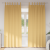 Perdele cu perdele 2 pcs Bej 260 x 140 cm Poliester GartenMobel Dekor