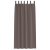 Perdele cu perdele 2 pcs Maro închis 260 x 140 cm Poliester GartenMobel Dekor