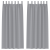 Perdele cu perdele 2 pcs Gri deschis 245 x 140 cm Poliester GartenMobel Dekor