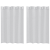 Perdele cu perdele 2 pcs Gri deschis 140 x 140 cm Poliester GartenMobel Dekor