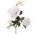 Lampa solara pentru gradina, Gardlov, trandafir cu 3 flori, 3 LED, 5 culori, 80 cm GartenVIP DiyLine