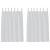 Perdele cu perdele 2 pcs Gri deschis 140 x 140 cm Poliester GartenMobel Dekor