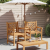 Scaune Exterioare Maro 152 x 63 x 89 cm Lemn masiv de tec GartenMobel Dekor
