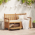 Bancă de grădină cu șemineu cu depozitare Maro 150 x 60 x 90 cm GartenMobel Dekor