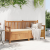 Bancă de grădină cu șemineu cu depozitare Maro 228 x 60 x 90 cm GartenMobel Dekor