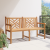 Bancă de grădină Maro 150 x 60 x 90 cm Lemn masiv de tec GartenMobel Dekor