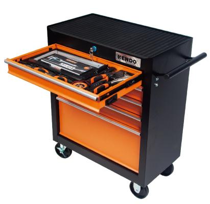 Dulap de scule profesional cu 5 sertare, 113 buc WeldLand Equipment