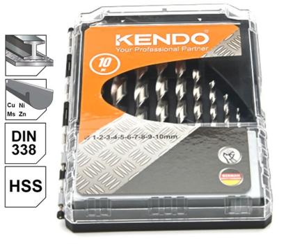 Set de burghie elicoidale pentru metal, HSS, 1-10 mm WeldLand Equipment