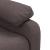 Fotoliu rabatabil, maro închis, material textil GartenMobel Dekor