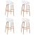 Set mobilier de bar, 5 piese, alb GartenMobel Dekor
