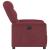 Fotoliu rabatabil electric, roșu vin, material textil GartenMobel Dekor