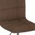 Scaun de bar pivotant, maro, material textil GartenMobel Dekor