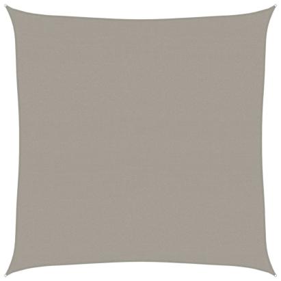 Pânză parasolar, gri deschis, 4,5x4,5 m, pătrat, 160 g/m², HDPE GartenMobel Dekor