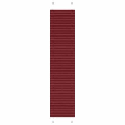 Jaluzea plisată Bordeaux Roșu 40x200 cm Lățime țesătură 39,4 cm GartenMobel Dekor