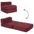 Puf modular maro 70x70x54 material GartenMobel Dekor