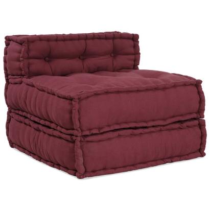Puf modular maro 70x70x54 material GartenMobel Dekor