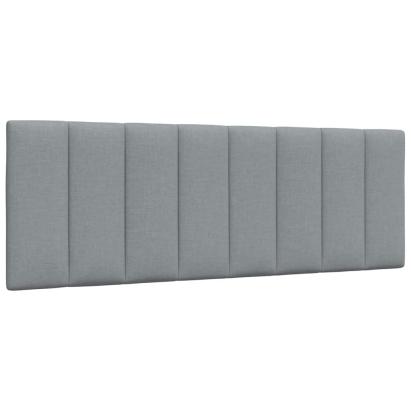 Pernă tăblie de pat, gri deschis, 140 cm, material textil GartenMobel Dekor