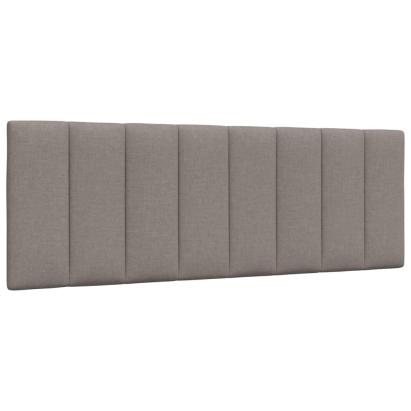 Pernă pentru tăblie de pat, gri taupe, 140 cm, material textil GartenMobel Dekor