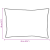 Perne 2 pcs Alb 40 x 60 cm 130gsm 100% bumbac GartenMobel Dekor