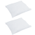 Perne 2 pcs Alb 50 x 50 cm 130gsm 100% bumbac GartenMobel Dekor